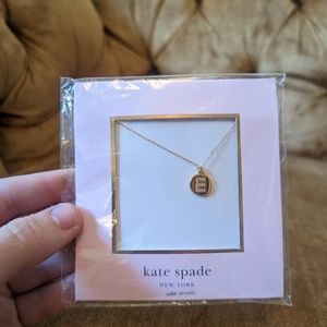 Kate Spade "E" necklace